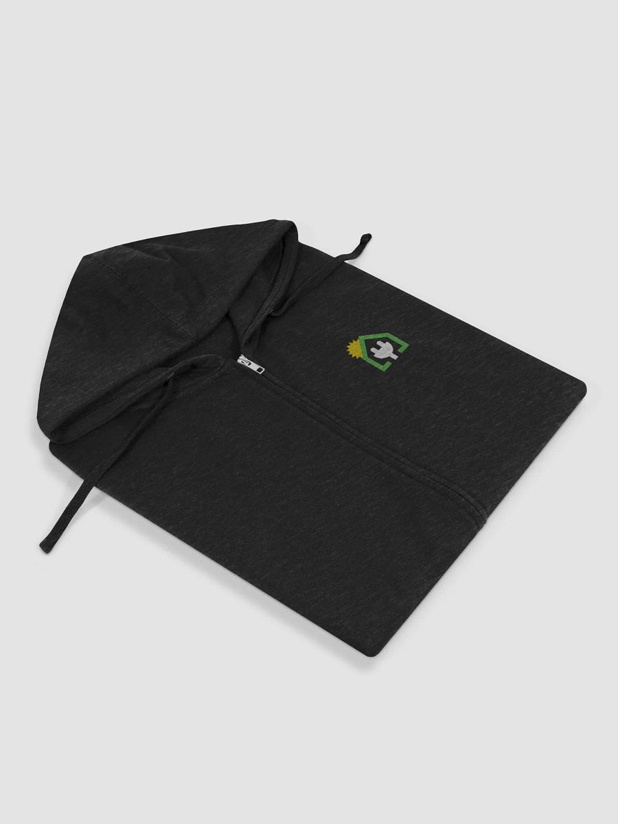 Plug It In Solar High-Quality Fleece Zip-Up Hoodie product image (10)