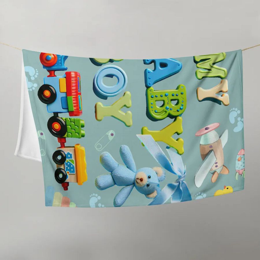 My Baby Boy Baby Throw Blanket product image (10)