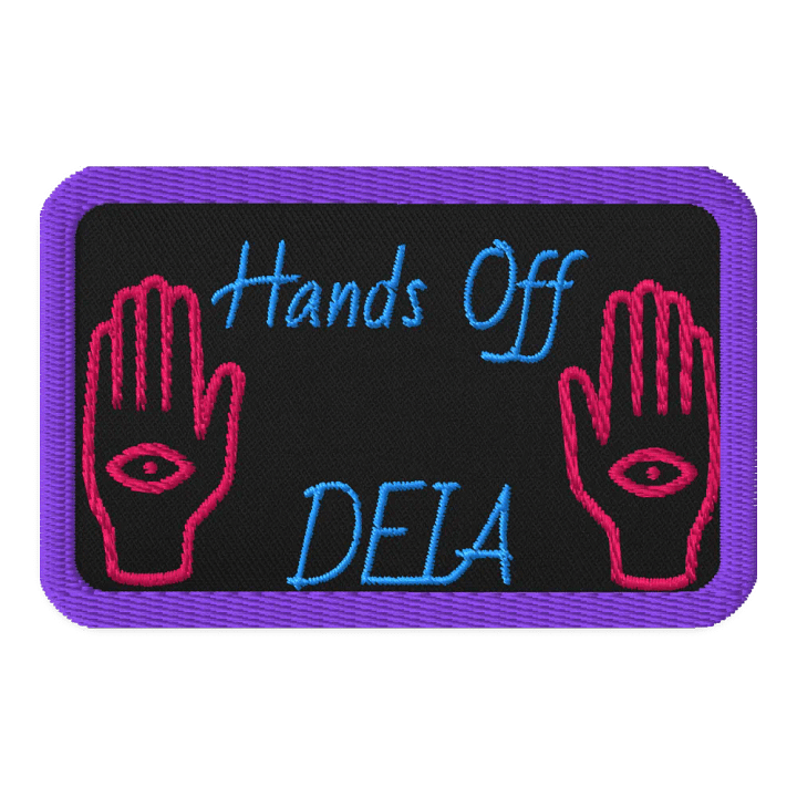 Hands Off DEIA, HOD, Rectangle Patch product image (1)