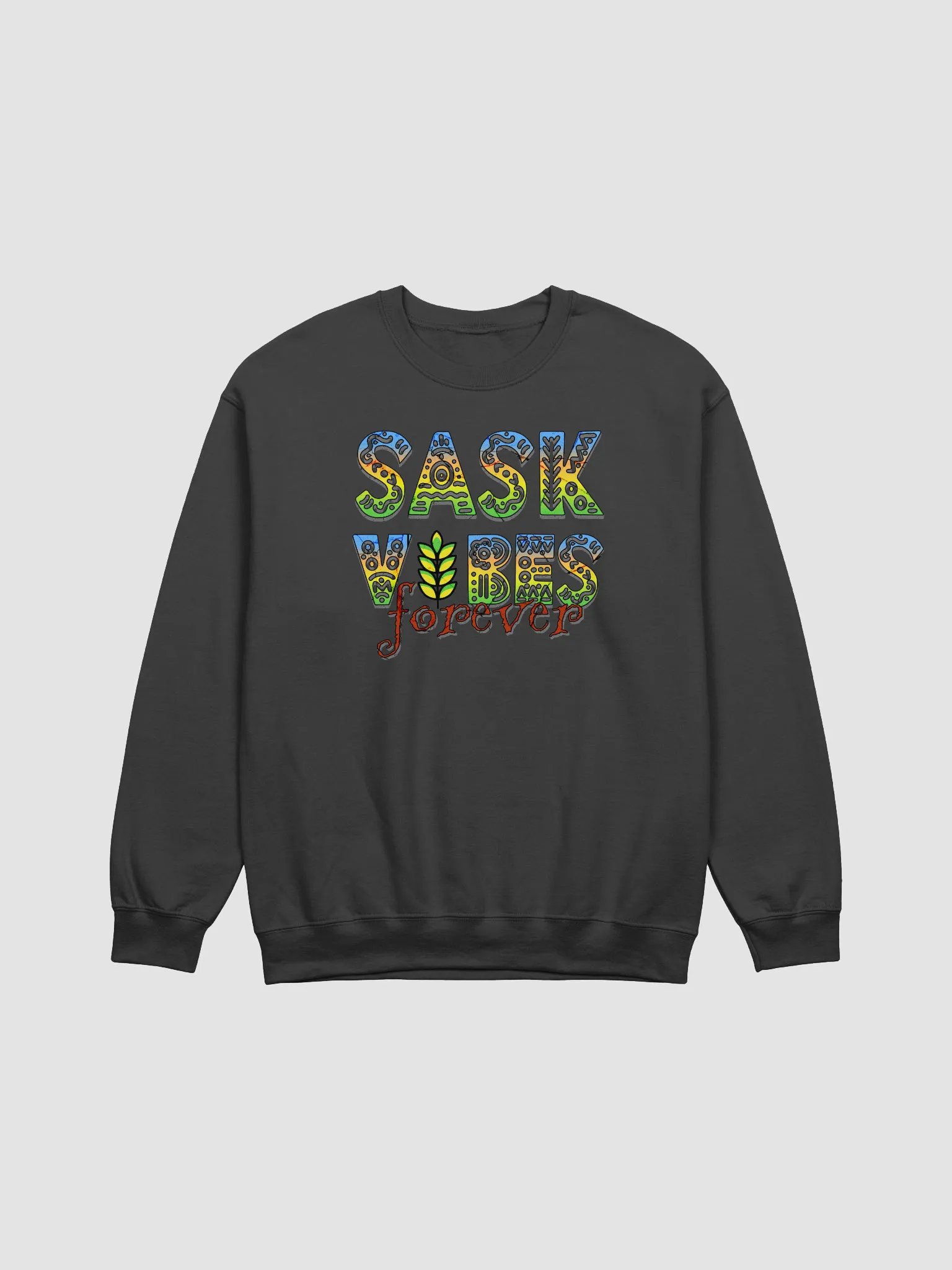 Sask Vibes Forever Ancient Crewneck product image (1)