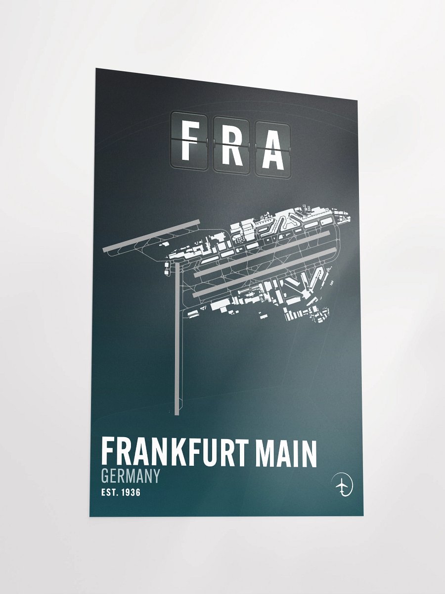 Frankfurt FRA Poster product image (3)