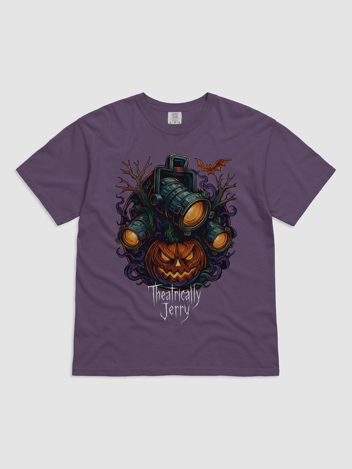 Theatrically Jerry: Halloween Series "Menacing Jack-O'-Lantern" Stage Lights T-Shirt product image (2)