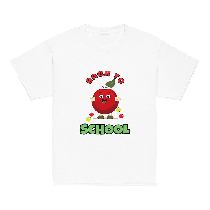 Smiling Apple Back to School Kids T-Shirt product image (2)