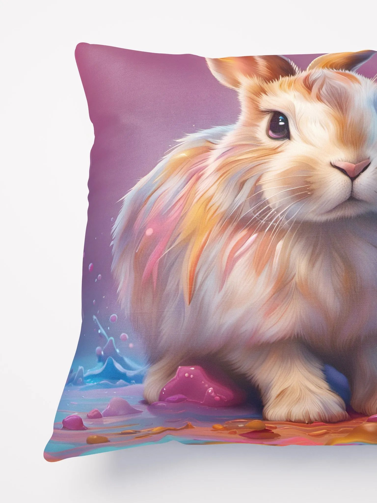 Colorful Bunny Pillow product image (3)