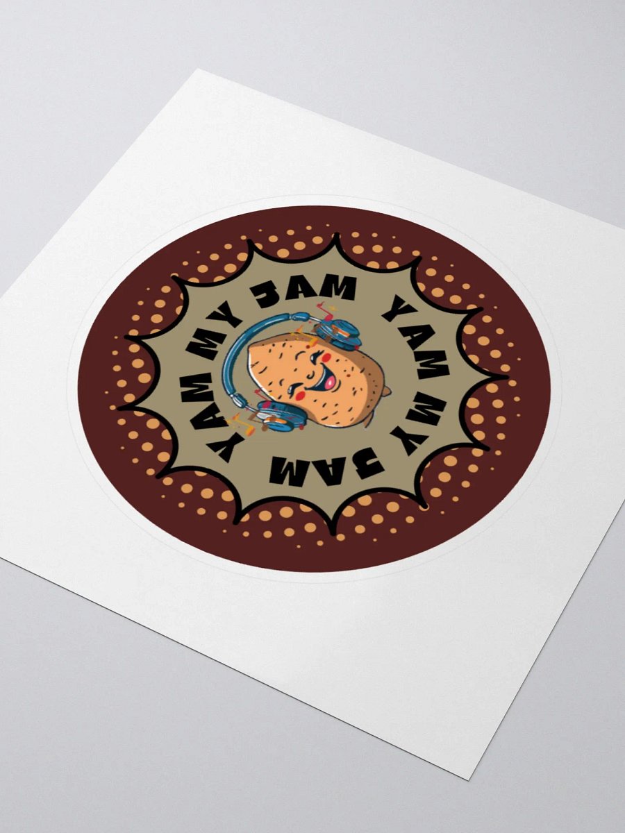Yam My Jam Music Lover Sticker product image (3)