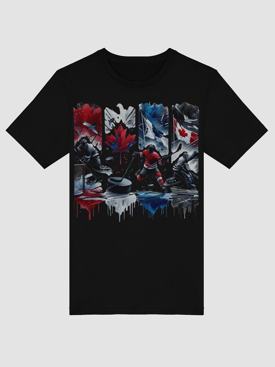 Dynamic Ice Hockey Action T-Shirt product image (3)