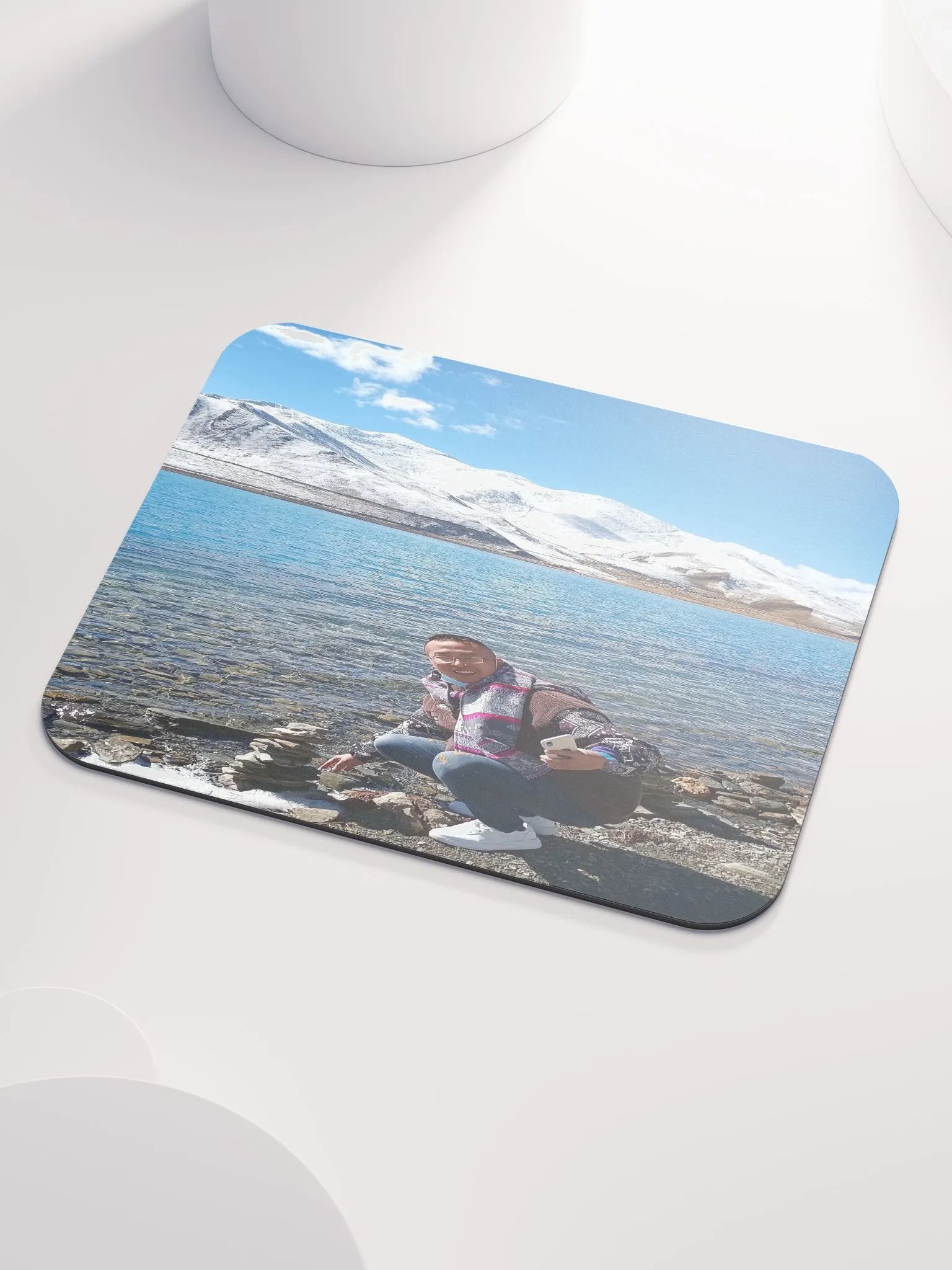 Classic Mouse Pad: snow mountain product image (3)