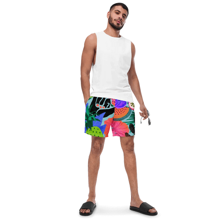 Tropical Fusion All-Over Swim Trunks product image (1)