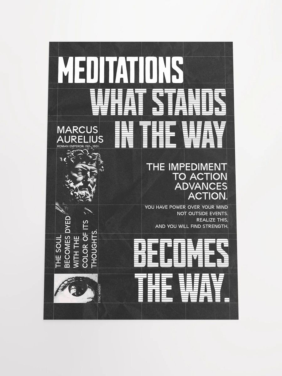 Marcus Aurelius Meditations Modern Matte Paper Poster product image (3)