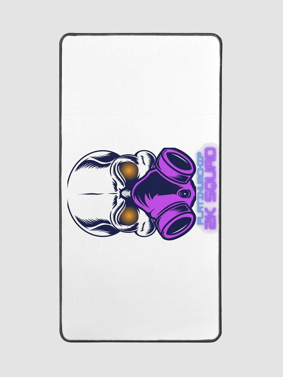 Neon Skull Gas Mask Desk Mat product image (2)