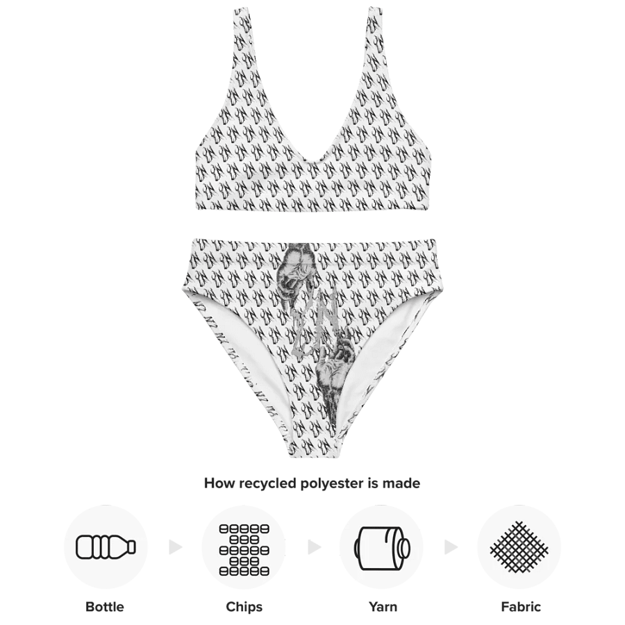 YN Checker Print High Waisted Bikini Set product image (12)