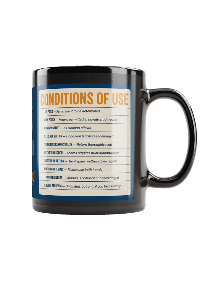 Pages of Chaos Membership Mug (Black( product image (1)
