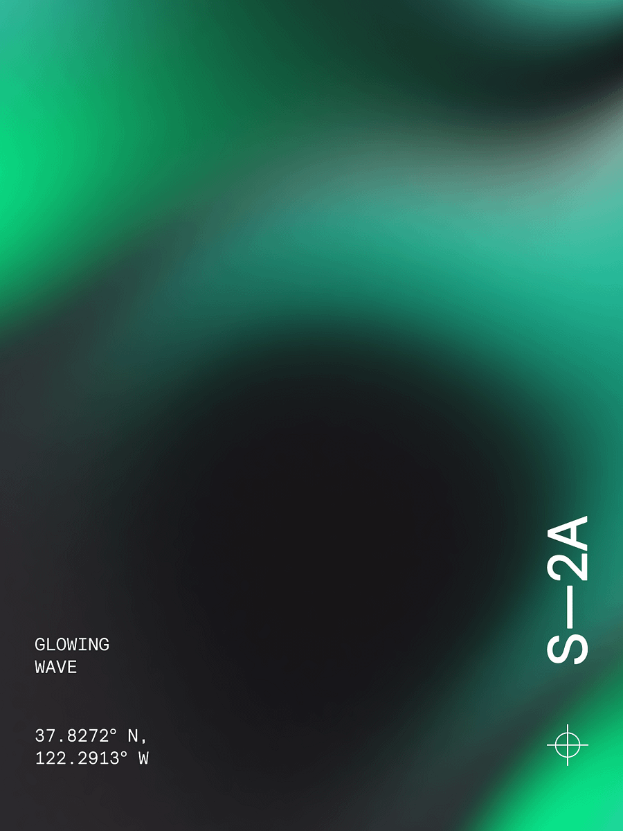 Digital Artwork | Glowing Wave product image (1)