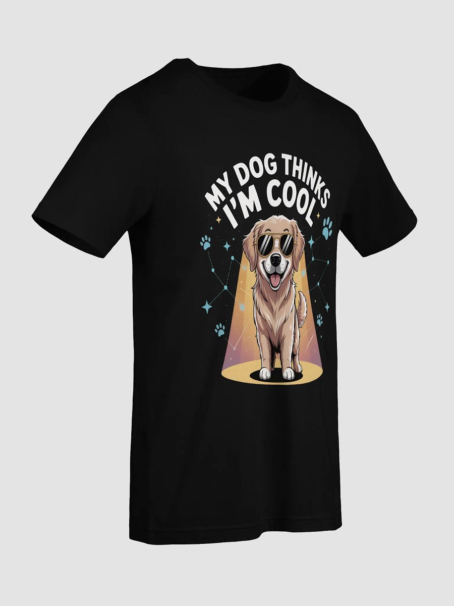 My Dog Thinks I'm Cool – Golden Retriever Cartoon T-Shirt product image (9)