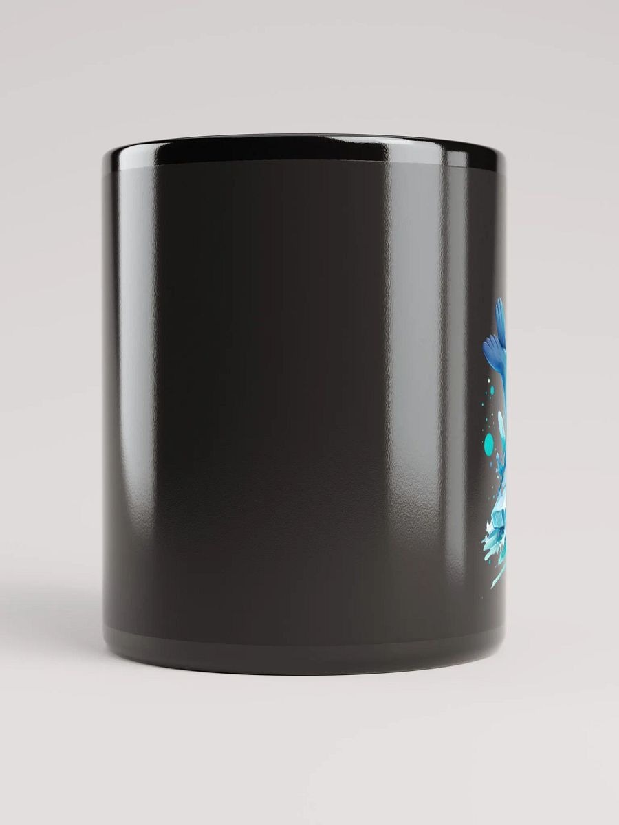 The Whimsical Seal Pup Black Glossy Mug product image (3)