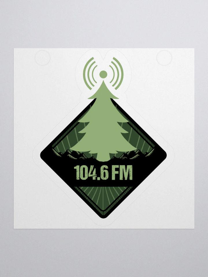 104.6 FM Kisscut Sticker product image (1)