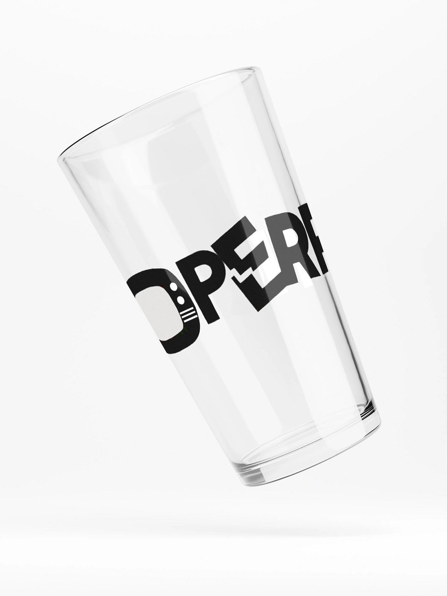 Poperratic Pint Glass - Transparent Logo product image (4)