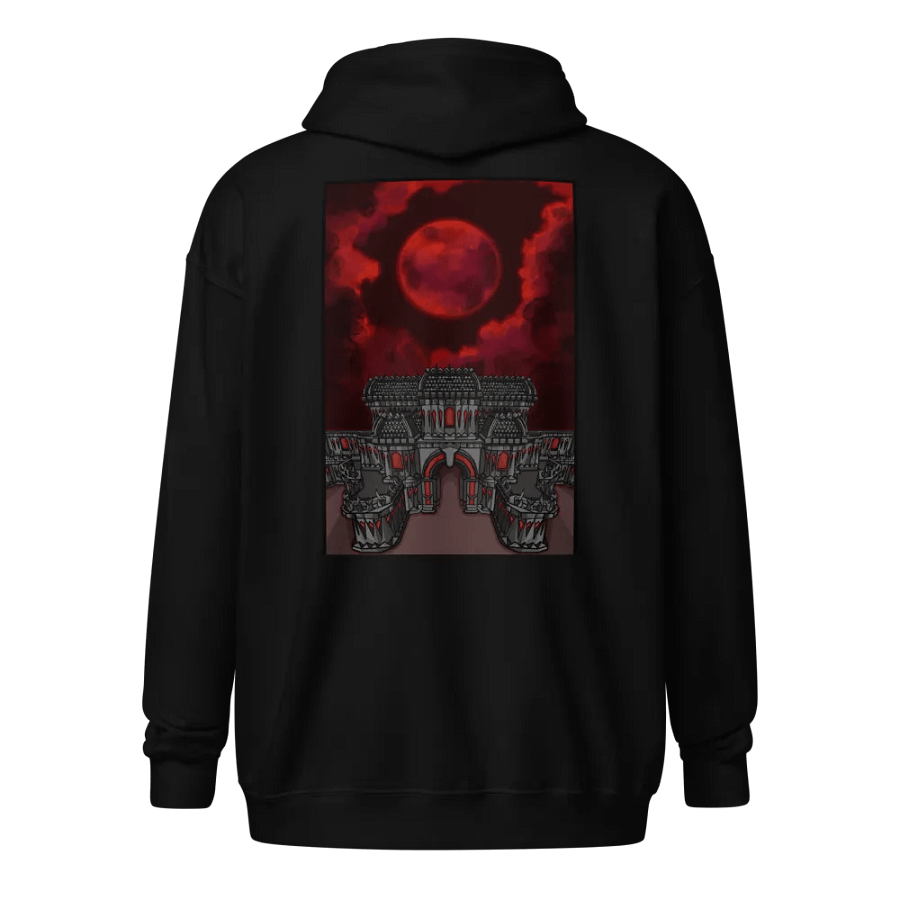 Theater of the Blood Moon - BACK Print Zip up Hoodie product image (26)