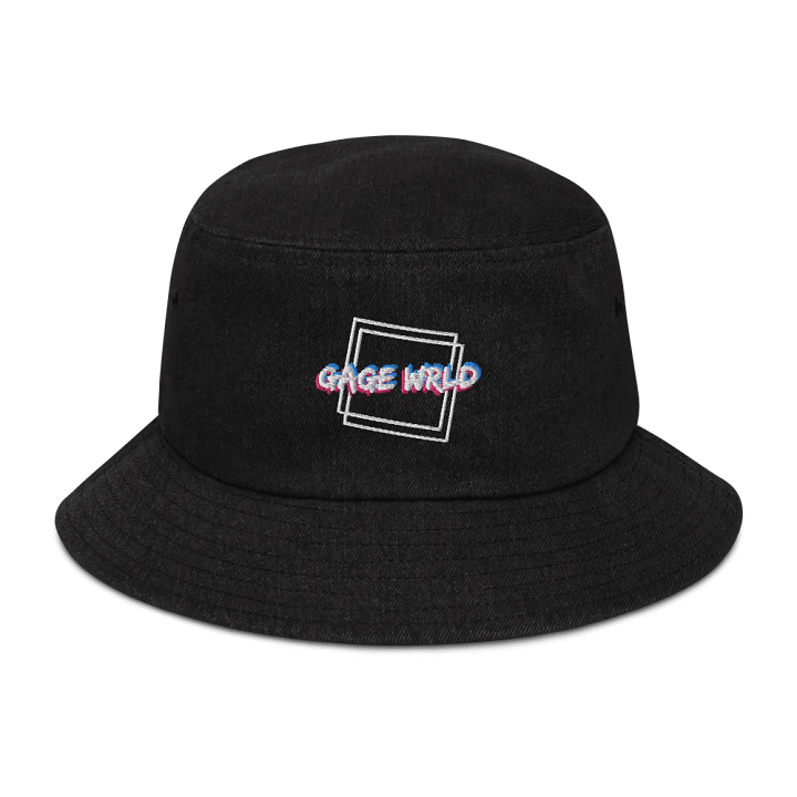 Gage WRLD Glitched Capstone Denim Bucket Hat product image (1)