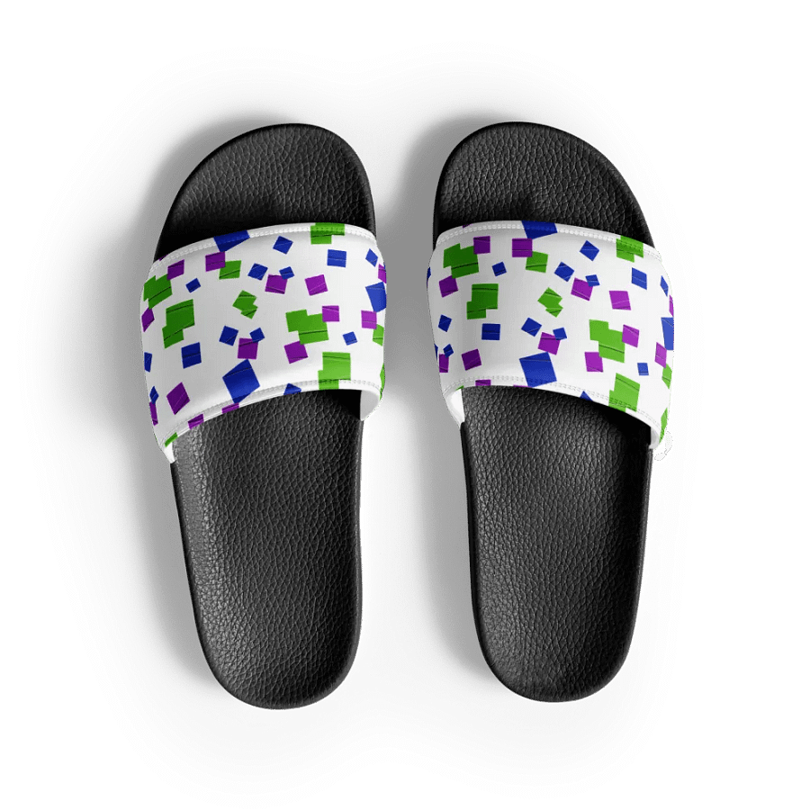 Glitchy Men's Slides product image (1)