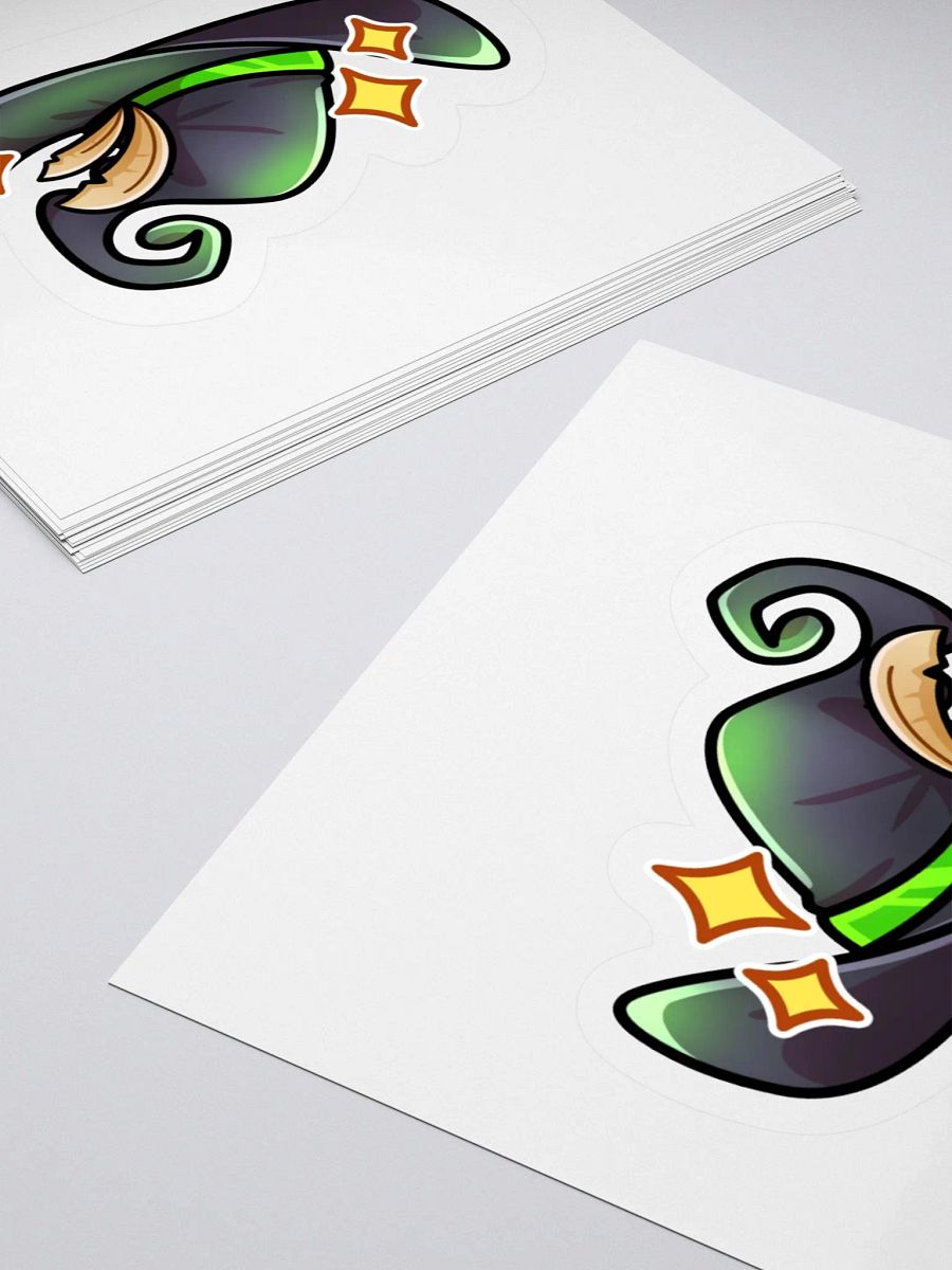 Enchanted Wizzie Hat Kiss Cut Stickers product image (4)