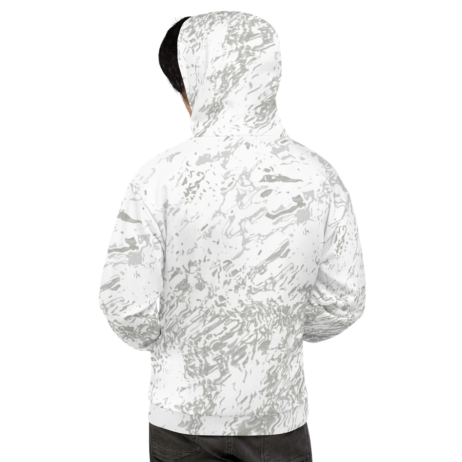 Abstract Pale Marble Effect Unisex All Over Print Hoodie product image (3)