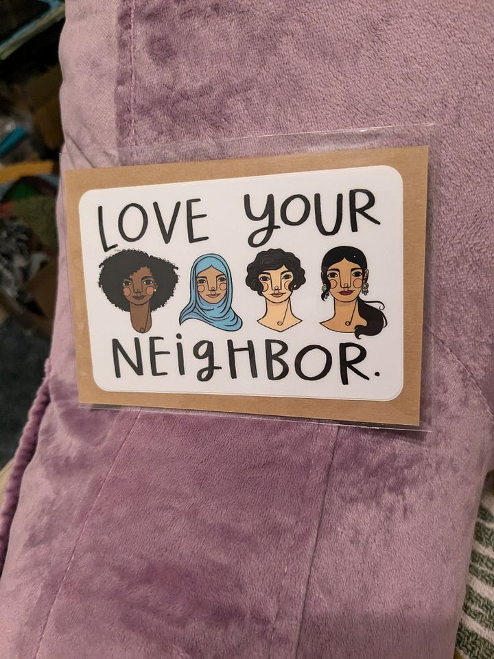 Love Your Neighbor Sticker product image (1)
