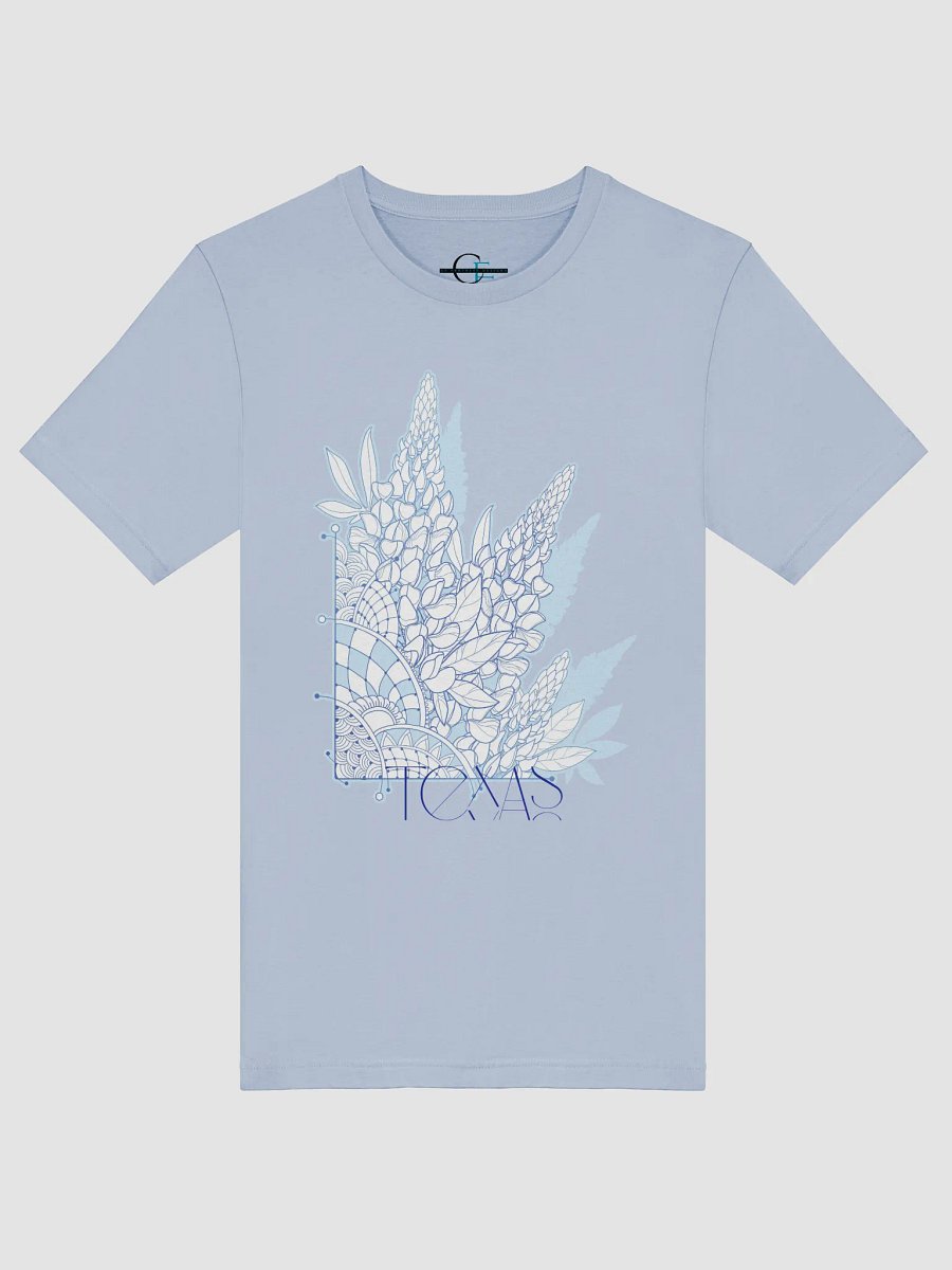 Texas in Bloom: Minimal Bluebonnet Line Art Tee product image (49)