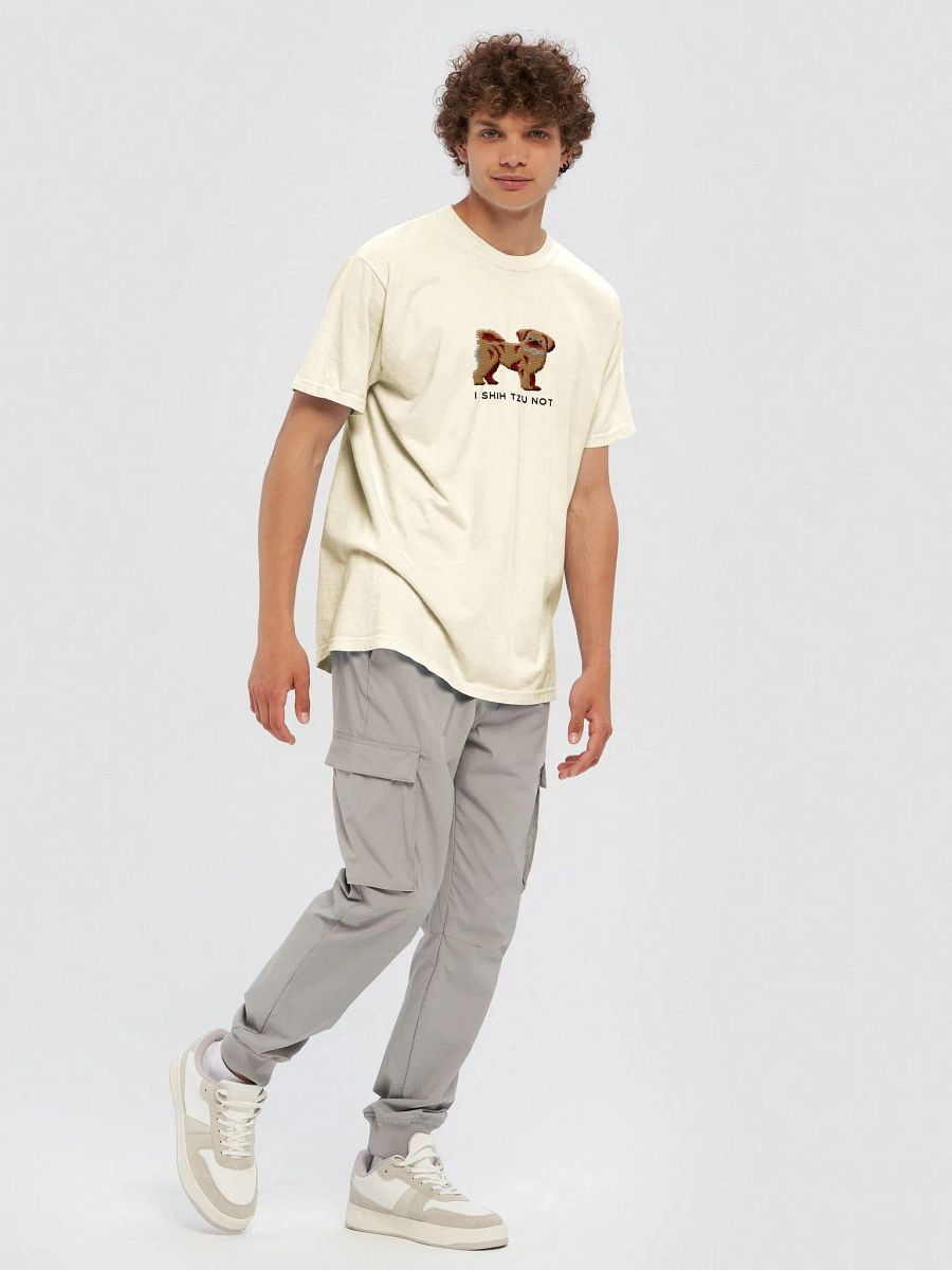 I Shih Tzu Not T-Shirt(Embroidered) of a Shih Tzu(Brown) product image (10)