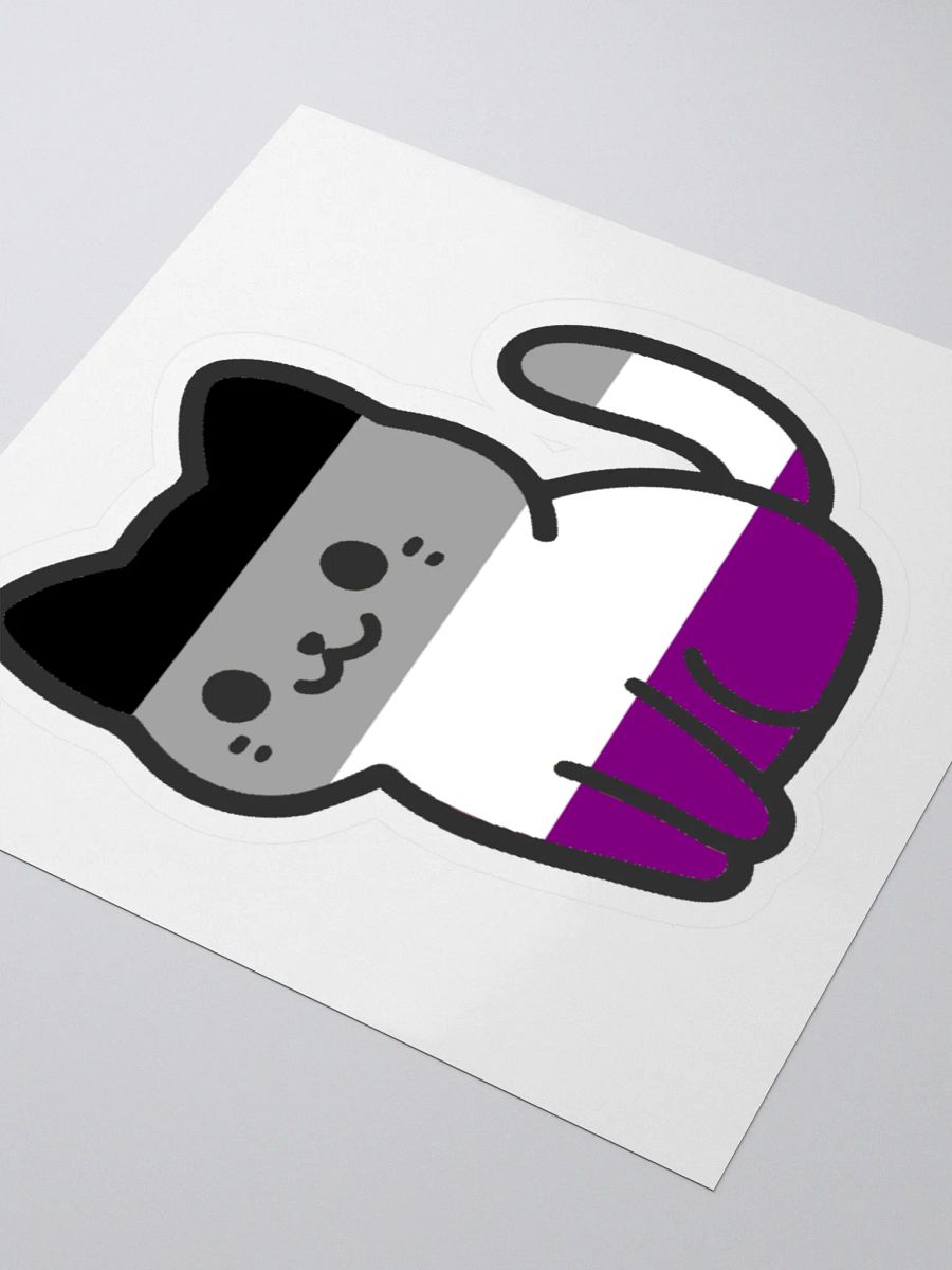 Asexual Pride Kitty Sticker product image (3)