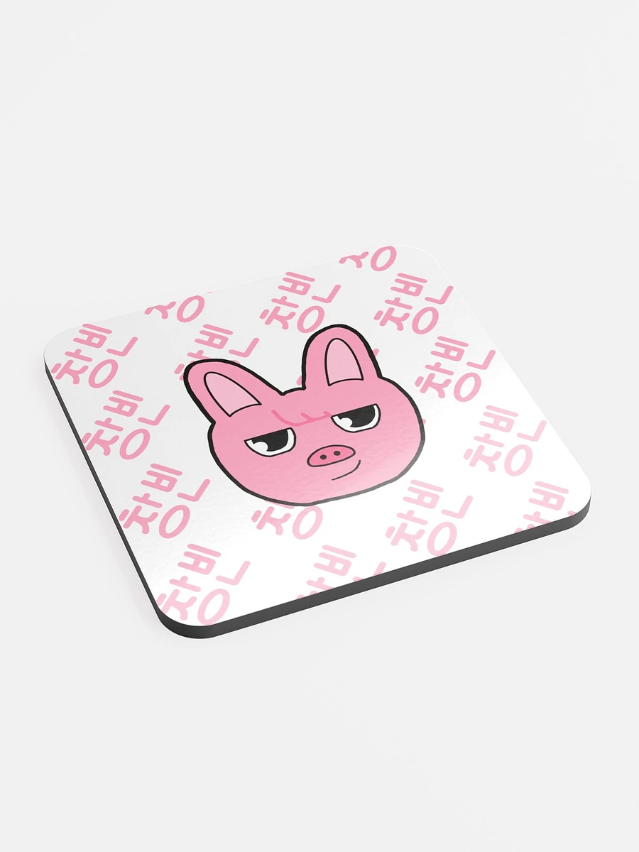 Dwaekki face and hangul coaster product image (2)