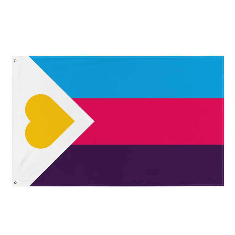 Tricolor Polyamory Pride Flag product image (1)