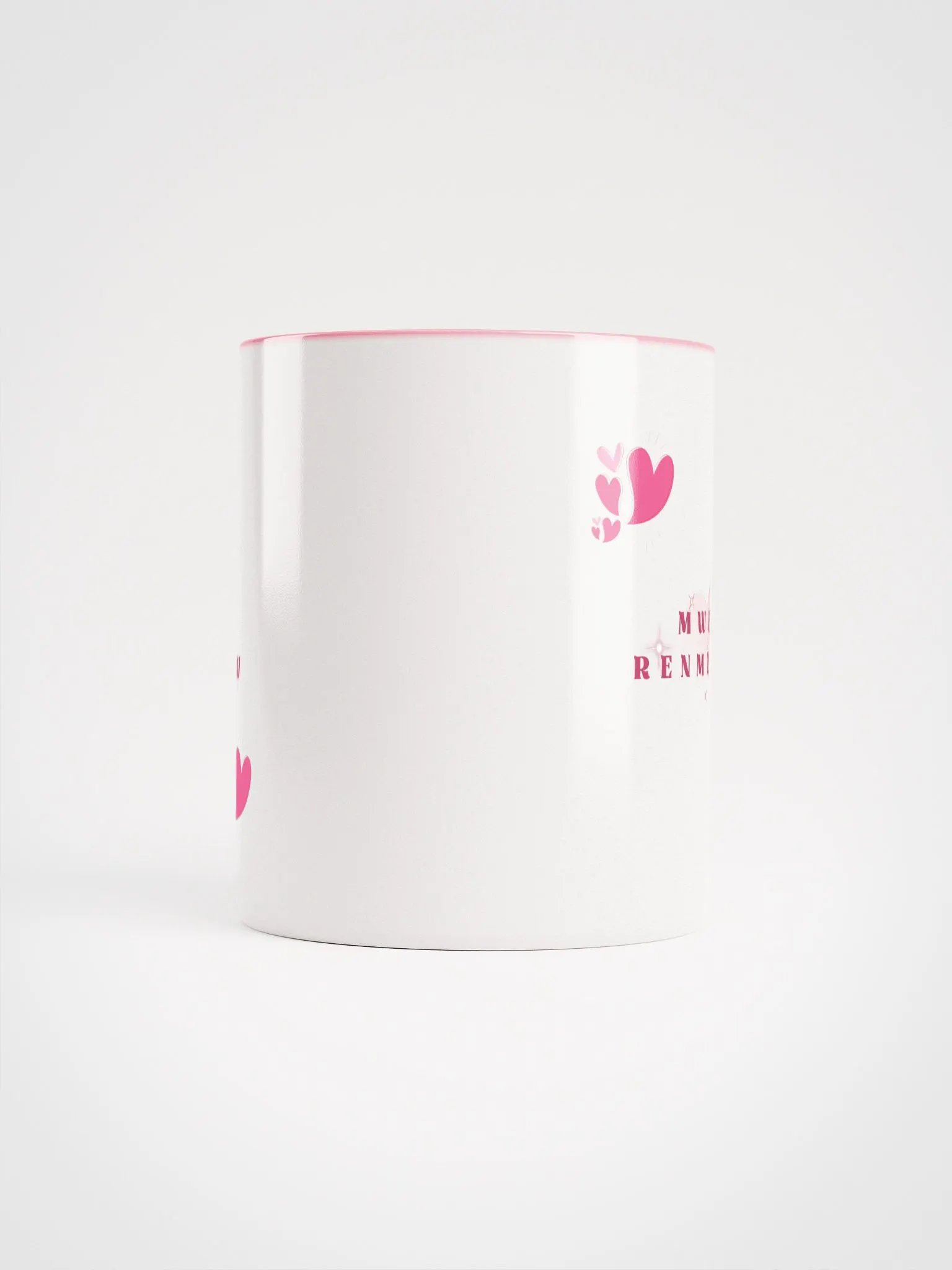 Whimsical Hearts Ceramic Mug Mwen Renmen'w - I Love you product image (5)