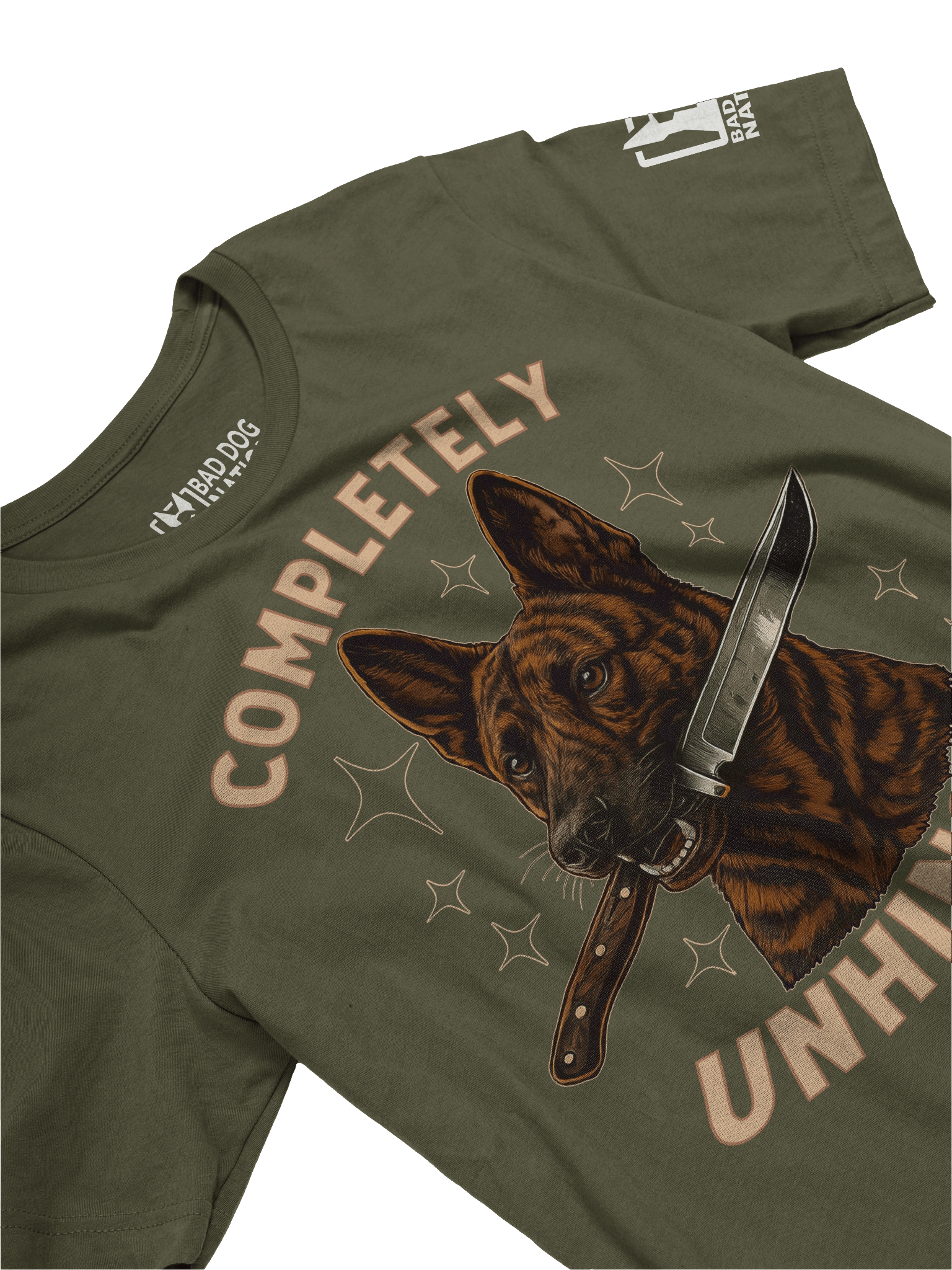 Completely Unhinged Dutch Shepherd - PREMIUM ADULT UNISEX T-SHIRT product image (2)