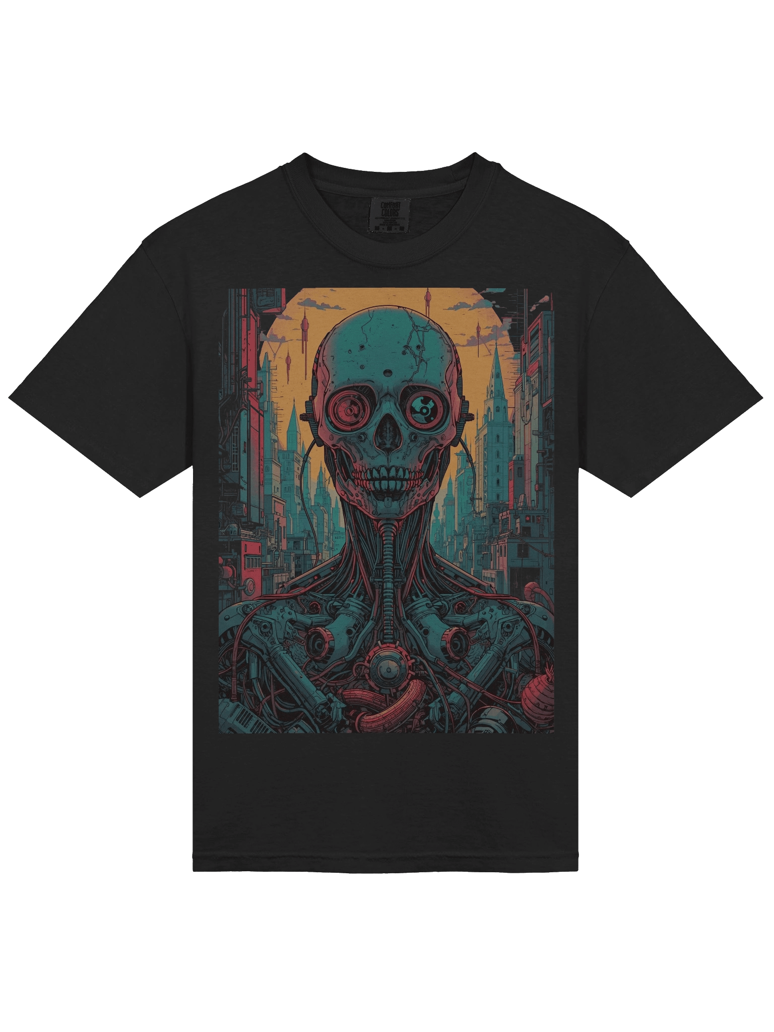 Synthetic Skull Dominion Heavyweight T-Shirt product image (4)