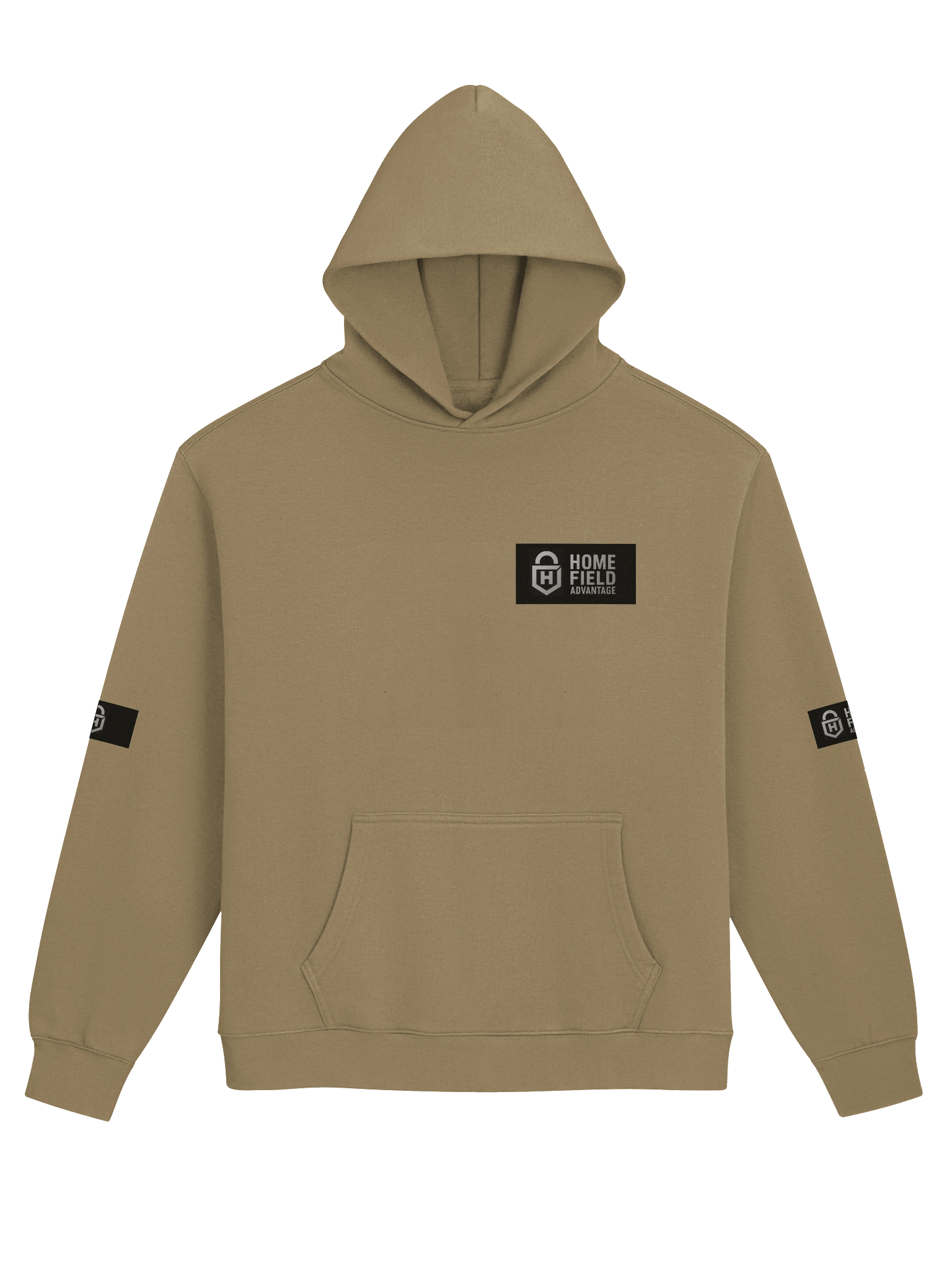 HomeField Luxe | Silver & Black Premium Hoodie product image (2)