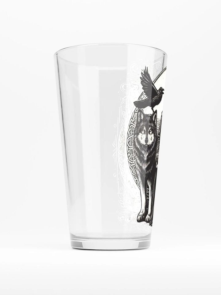 Odin's Wolves - 16oz Pint Glass product image (2)
