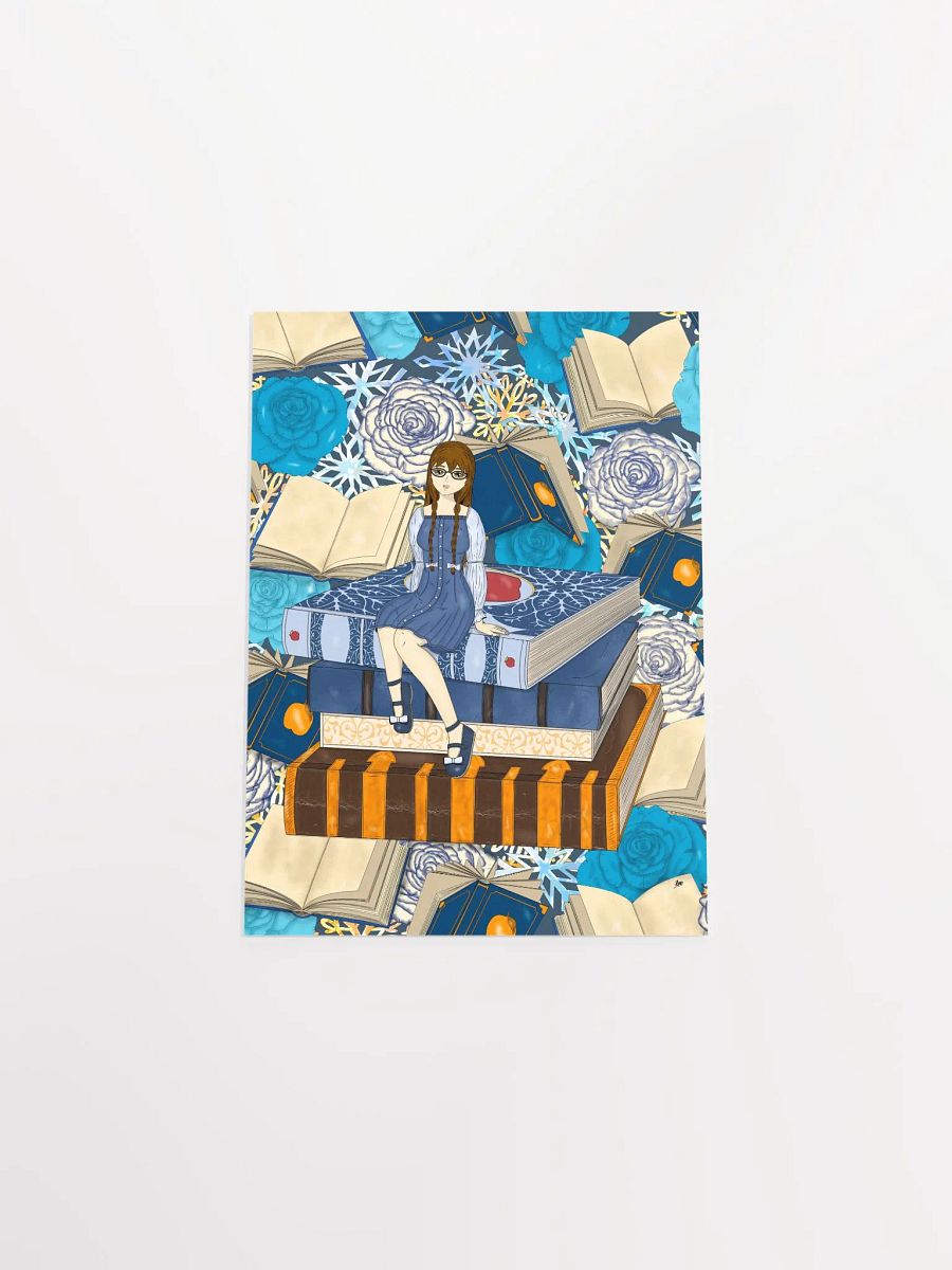 Whimsical Bookworm Poster product image (19)