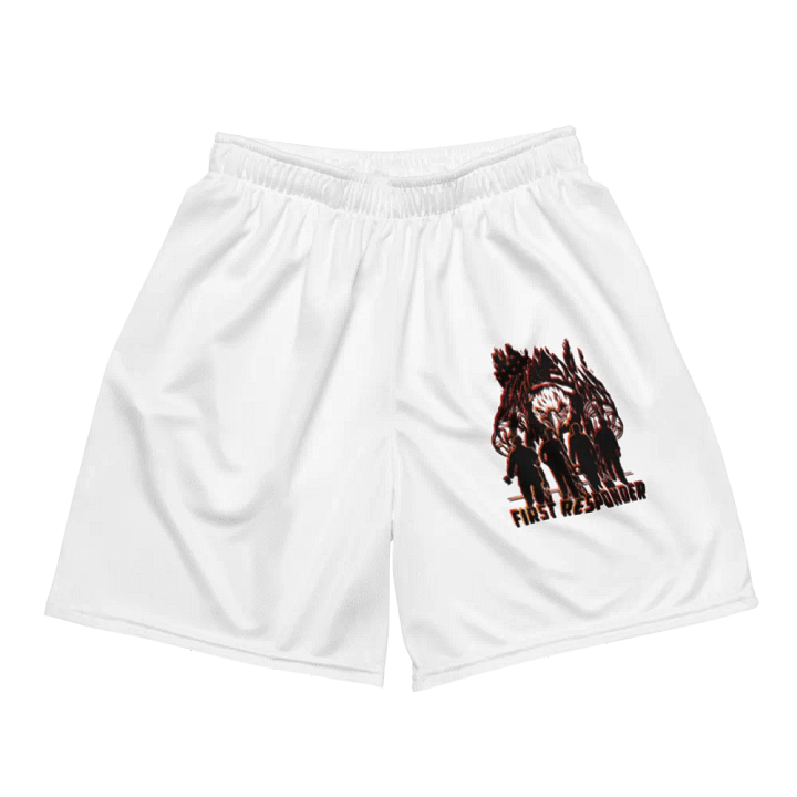 Patriotic First Responder Mesh Shorts product image (2)