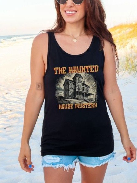 Haunted House Vintage Pulp Horror Tank Top product image (19)