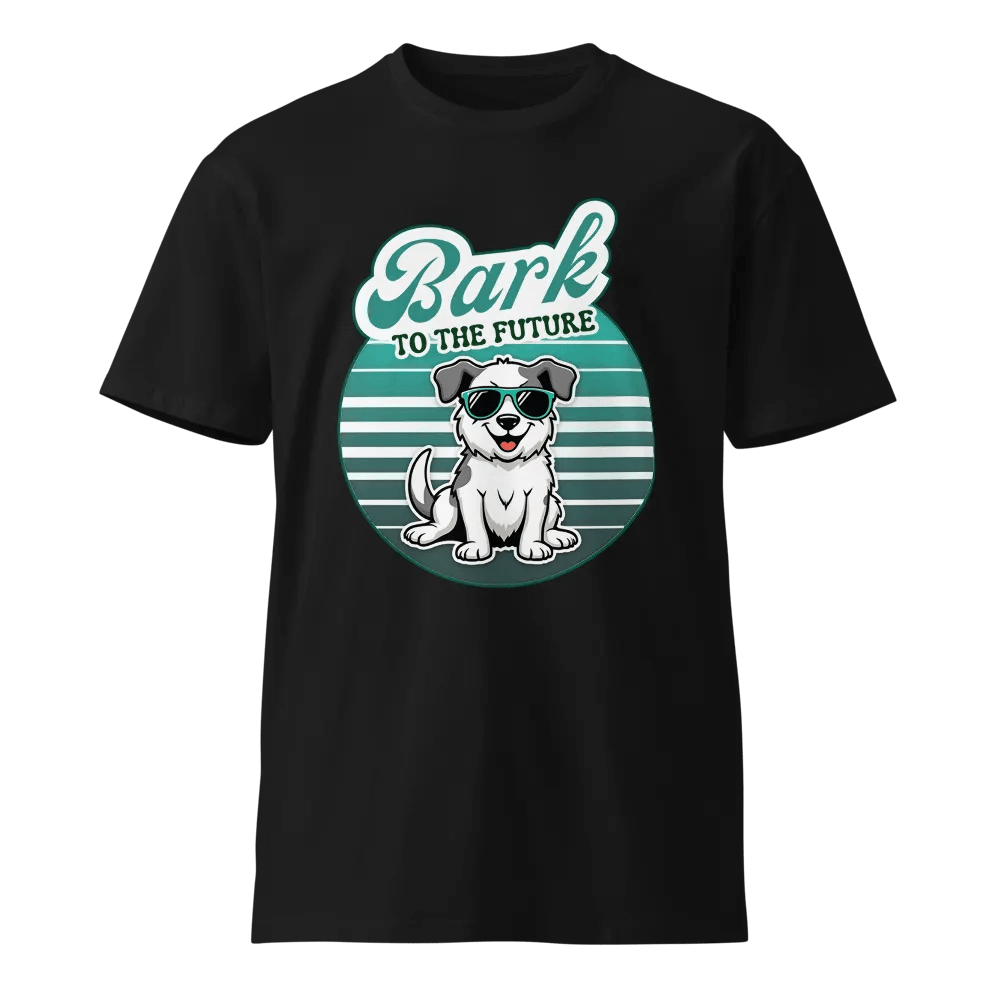 Bark to the Future Sunglasses Dog T-Shirt product image (1)