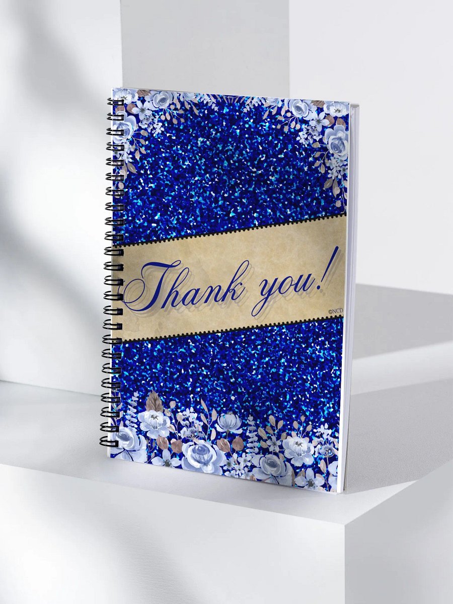 "Midnight Blue Shimmer" Gratitude Journal - Melody and Mural Marketplace Collection product image (4)