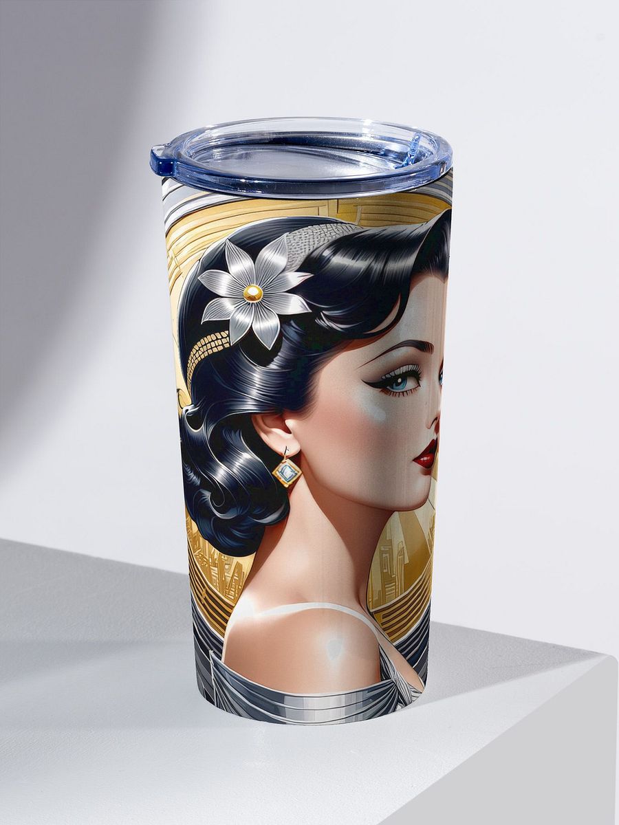 Art Deco Flapper Girl 20 oz Stainless Steel Tumbler - v4 product image (3)