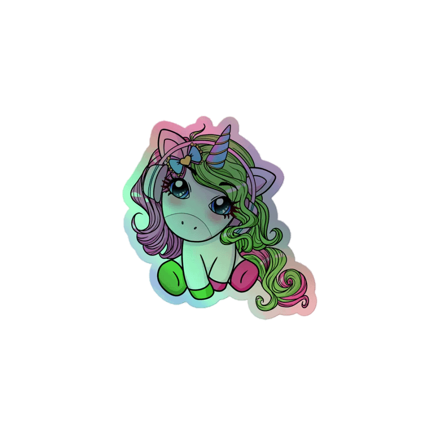 Denucorn - Holographic Sticker product image (1)