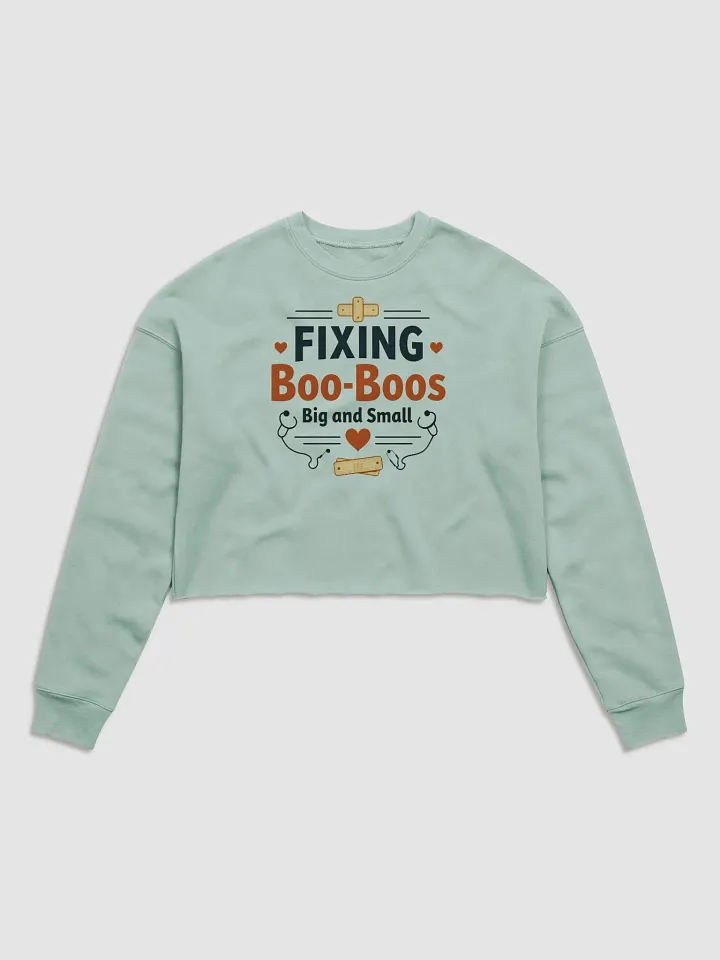 Boo-Boo Fixer Crop Sweatshirt product image (2)