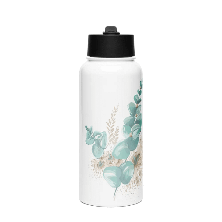 Calm Eucalyptus | Reusable Stainless Steel Water Bottle product image (1)