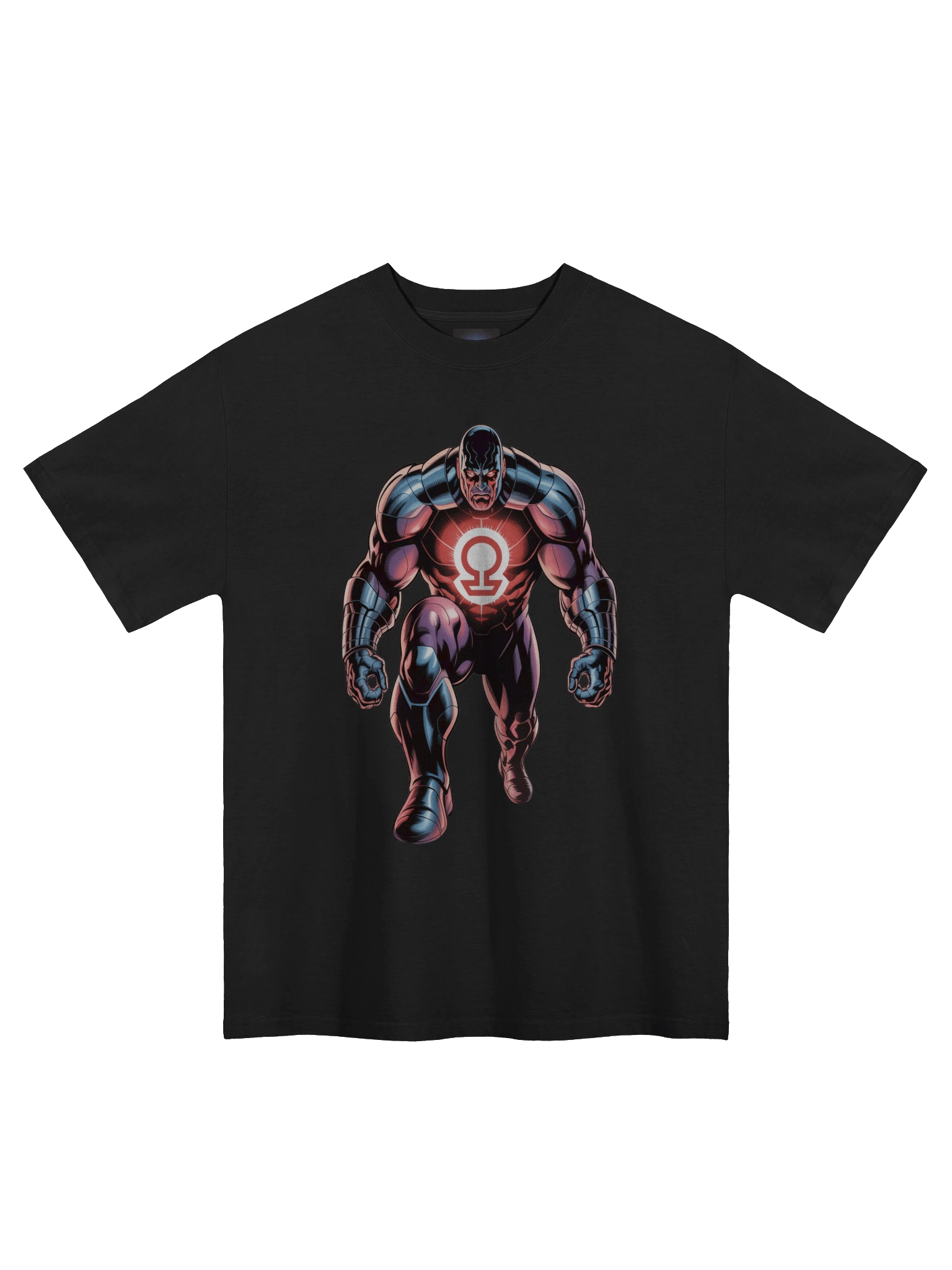 Apokoliptian Kneel: Darkseid Oversized Faded T-Shirt product image (3)