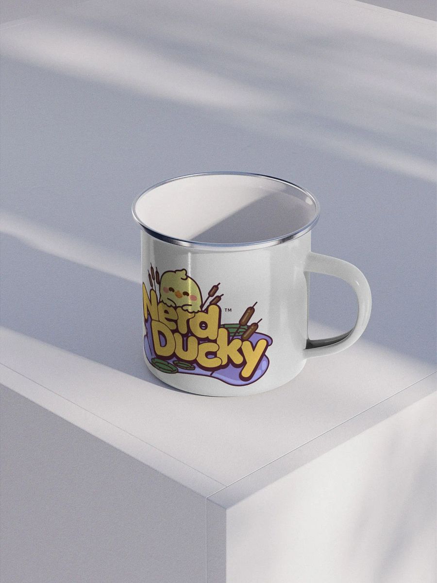 Nerd Ducky Enamel Mug product image (2)