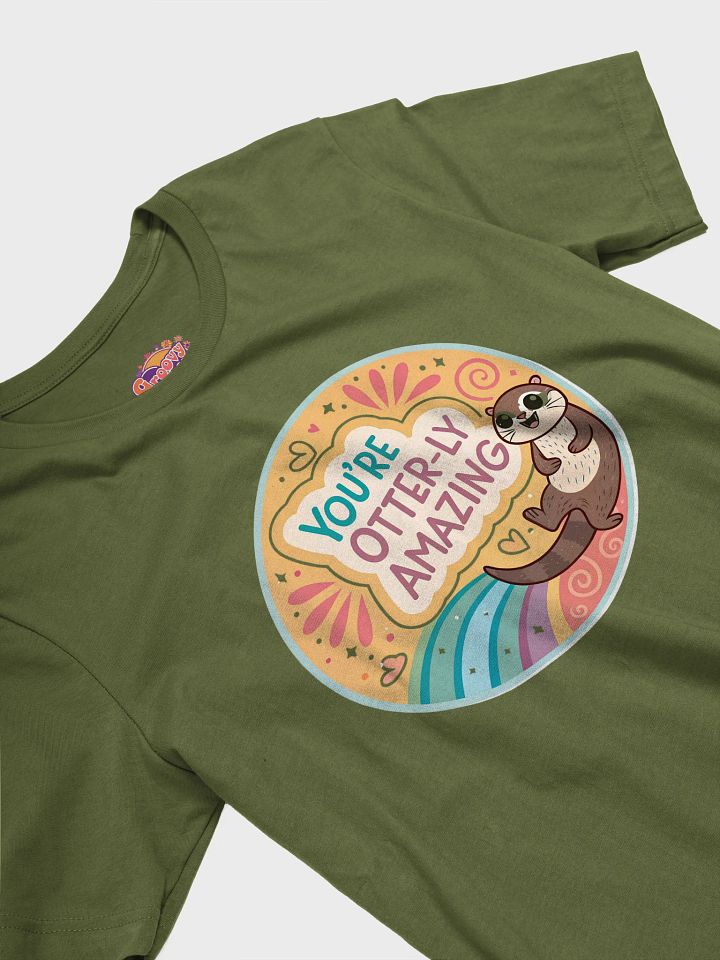 Otter-ly Amazing Wavy Stripes T-Shirt product image (2)