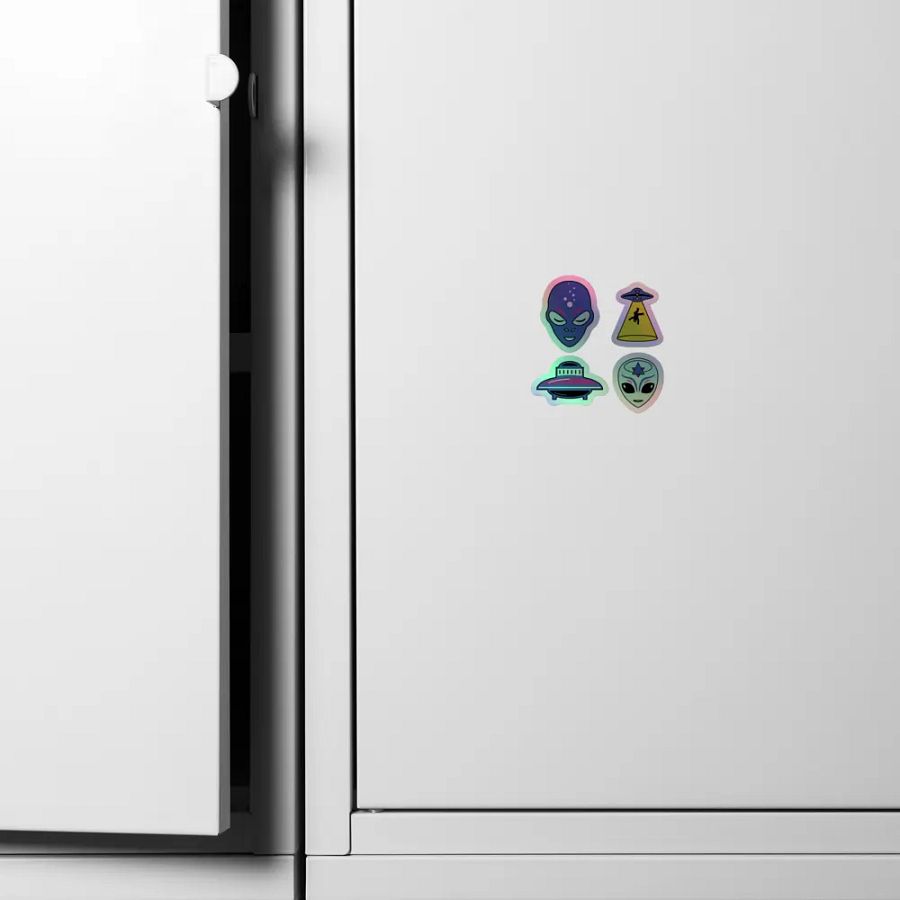 Extraterrestrial Encounters Holographic Sticker Sheet product image (7)